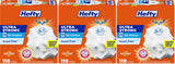 Ultra Strong 13 Gallon Trash Bags by Hefty – 110 Count (Pack of 3), 13.0 gallons, Plastic, White, Pack of 3