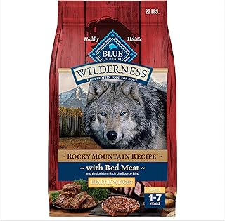 Blue Buffalo Wilderness Rocky Mountain Weight Control Dry Dog Food, 22 lb