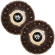 Mal-Grit Xtra™ Brushes for Tennant T600 Auto Scrubber (2-Pack) - Extra-Aggressive Replacement Grit Stripping Brushes (32" Deck)