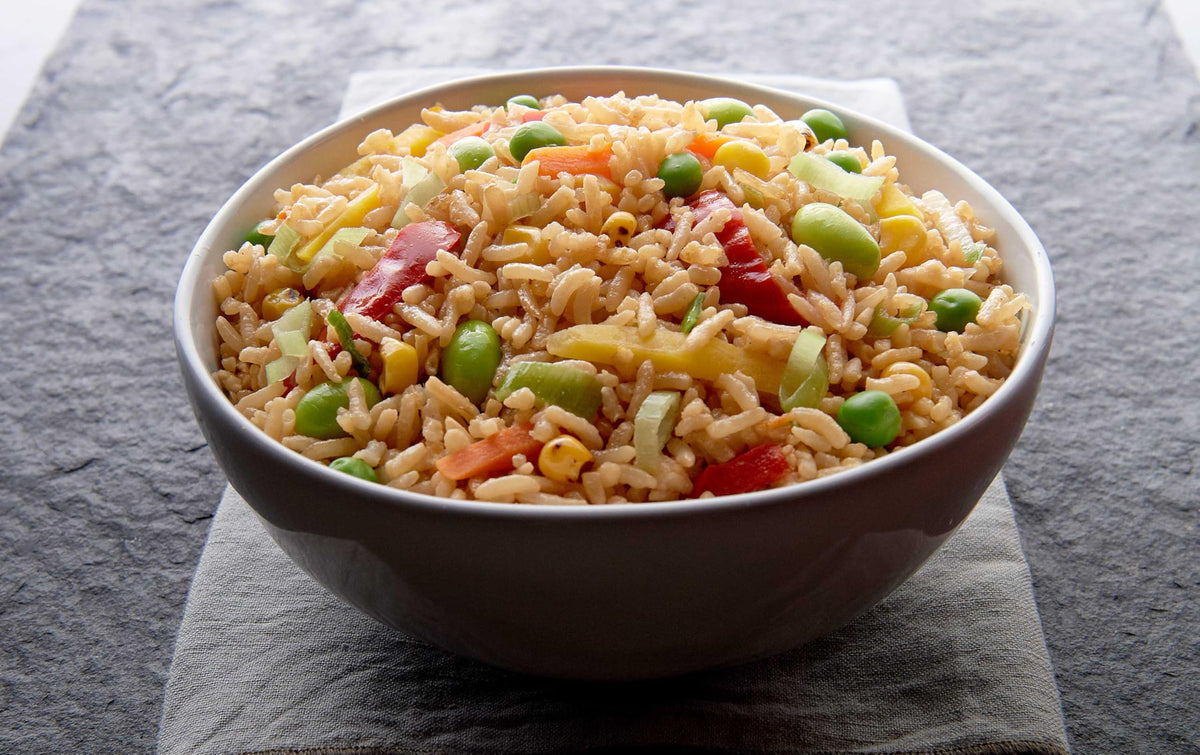Amoy Veg Fried Rice by Ajinomoto Windsor – 48 Ounce, Pack of 4