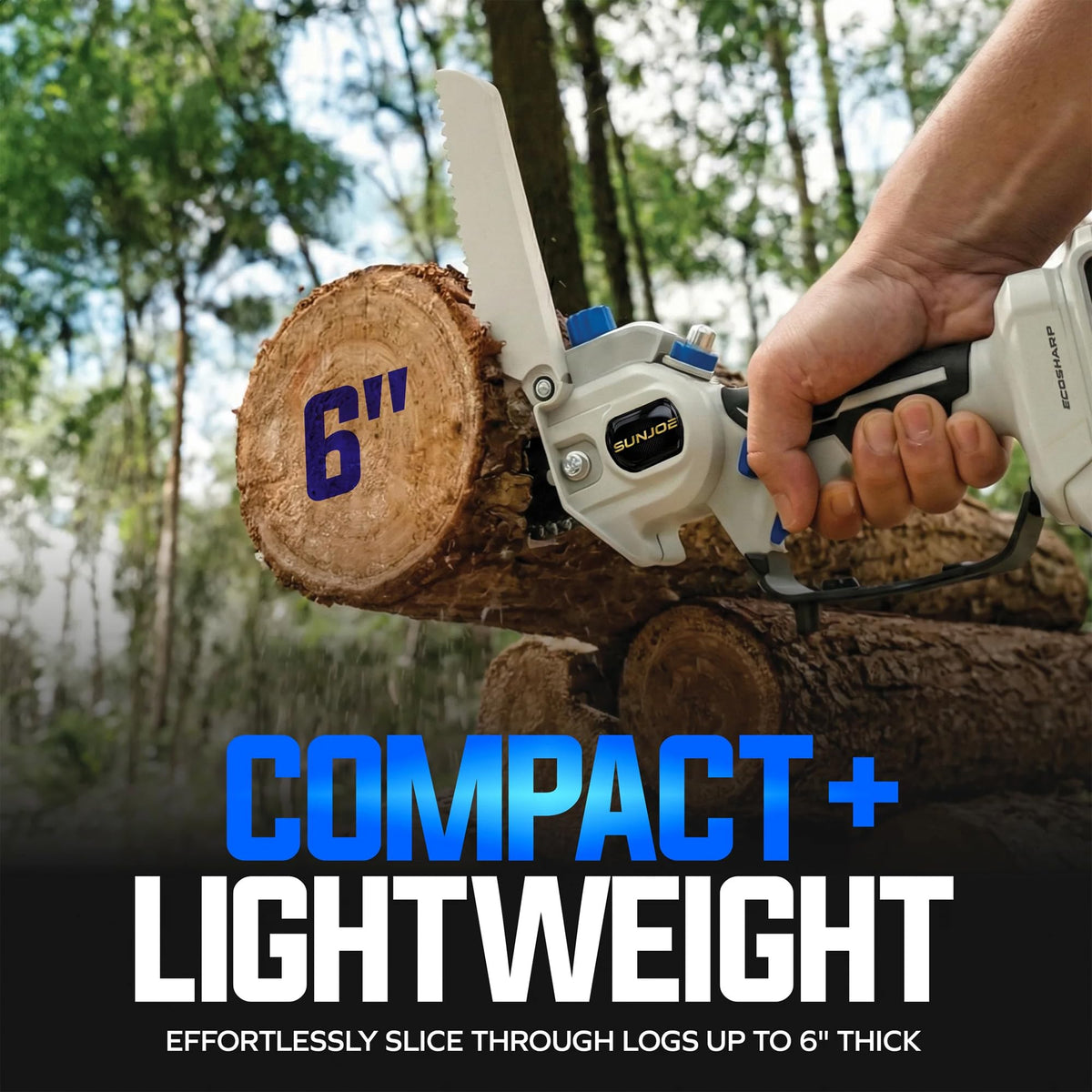 20V Cordless X20 Pruning Saw by Sun Joe – Grey, Model X20-SAW-TV1