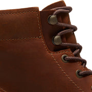 Men's Britton Falls Moc-Toe Waterproof Lace Up Boot by Timberland – 12, Leather, Medium Brown Full Grain