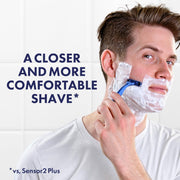 Gillette 1 Count (Pack of 8) / Sensor3 Comfort (8ct) / Blue Disposable Razors