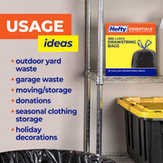 Hefty Extra Large (39 Gallon ) / 40 Count (Pack of 1) / Black Trash Bags