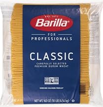 Barilla 20 lb. Thin Spaghetti Pasta, 20 Pound