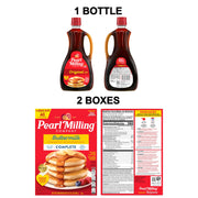 Pearl Milling Company Syrup & Mix Combo / 64 Ounce (Pack of 1) / 1 Pancakes & Waffles