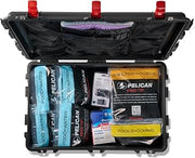 Prepare 4 Person Kit - Pelican 1650 Case with Redfora 72-Hour Kits for 4 People - Emergency Food Supply and preparedness kit (Black/Red)