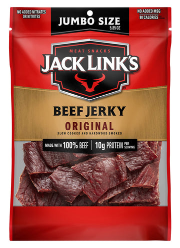 Beef Jerky by Jack Link's – 5.8 Ounce (Pack of 1), Original, Model 10000008203