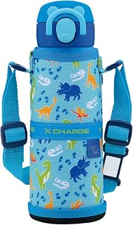 Water Bottle by Zojirushi – 16.2 Ounces, 0.48 liters, Stainless Steel, dinosaur blue, Model SM-UA48-AJ