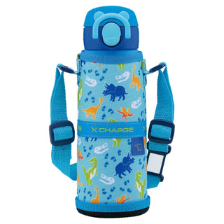 Water Bottle by Zojirushi – 16.2 Ounces, 0.48 liters, Stainless Steel, dinosaur blue, Model SM-UA48-AJ
