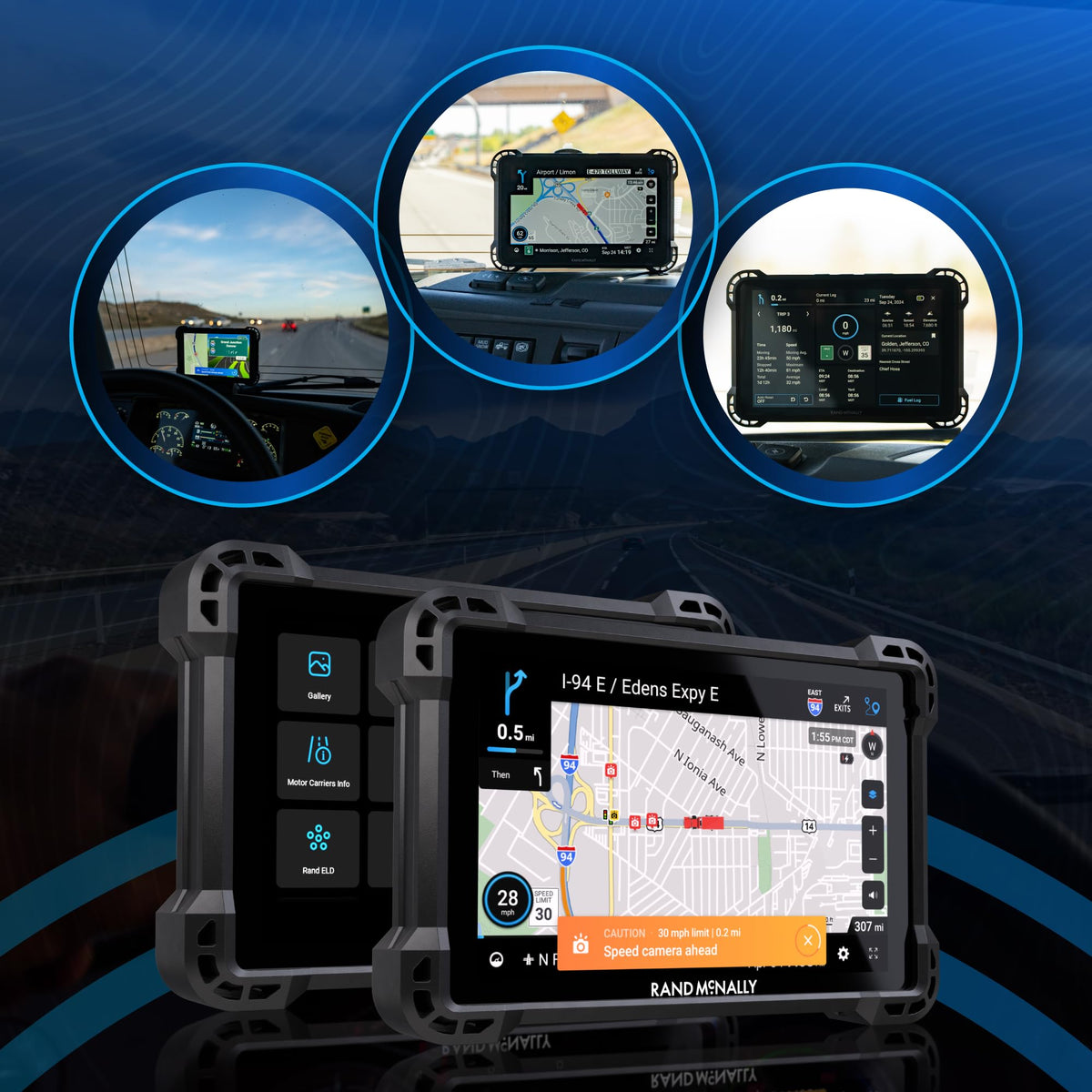 Rand McNally Rand Tablet 7 in (NEW) / 7 inch / Black Car Electronics