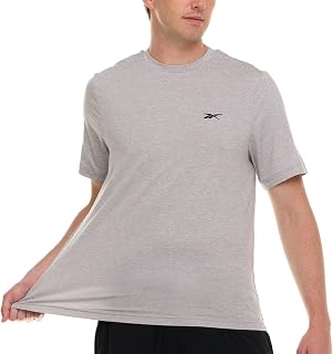 Reebok Men's Short Sleeve Rash Guard, UPF 50+Sun Protection Swim Shirt