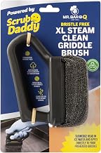Mr. Bar-B-Q Bristle Free XL Steam Clean Griddle/Grill Brush Powered by Scrub Daddy