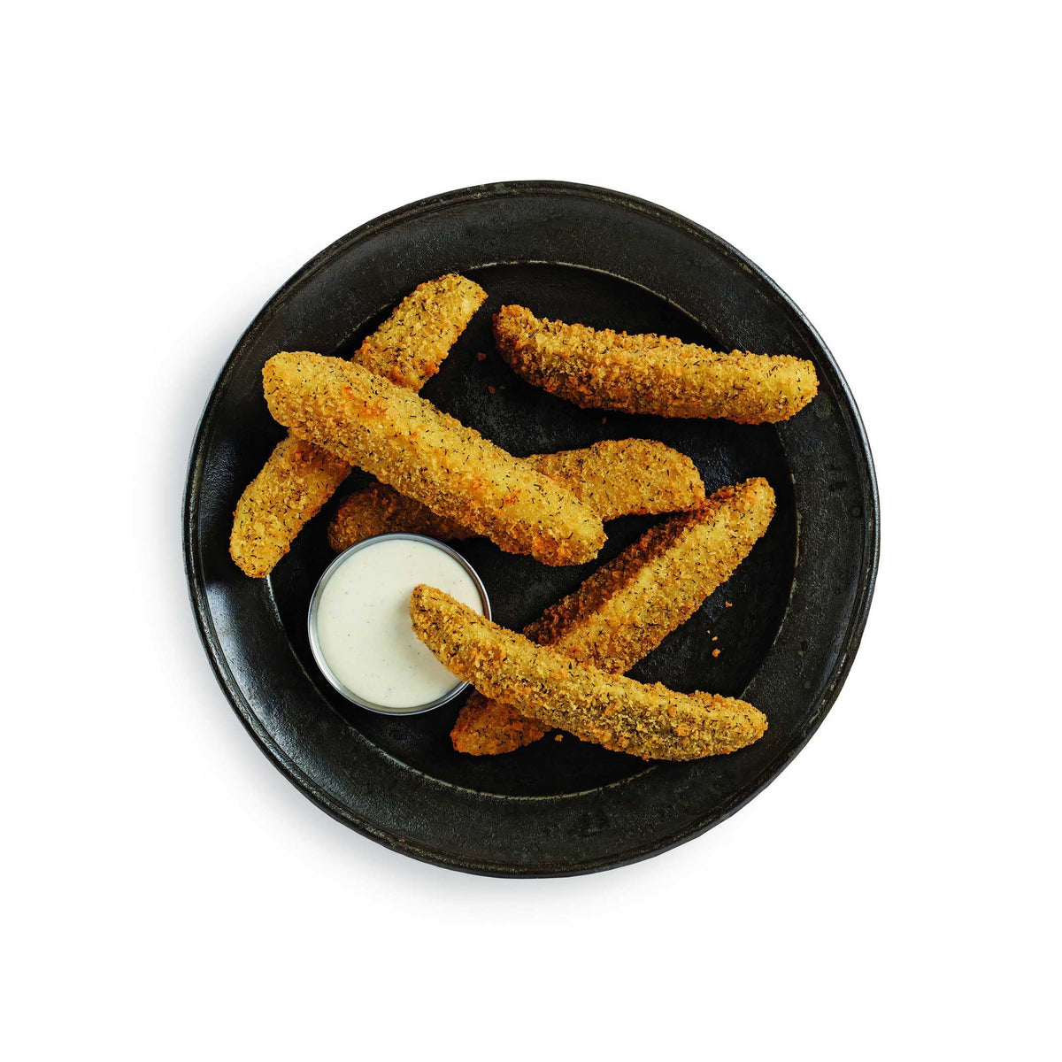 Anchor Breaded Dill Pickle Spear - Appetizer by McCain – 4 pound, Pack of 4