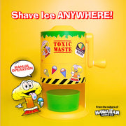 Toxic Waste Mini Snow Cone Machine by Hawaiian Shaved Ice – Mini, Yellow, Model S202-TW