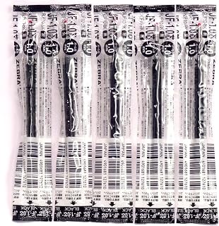 Zebra Technologies Zebra 1.0mm Black Ink Refill (JF-1.0), for Zebra Sarasa Clip 1.0 Gel Ballpoint Pen(JJE15-BK), × 5 Pack/total 5 pcs (Japan Import) [Komainu-Dou Original Package]
