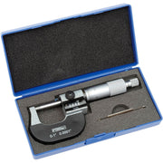 0-1" Digital Counter Micrometer by Fowler – 6.25"L x 3.25"W x 1.25"H, Alloy Steel, Gray/Black, Model 52-224-001-1