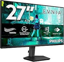 Philips 27M2N3200NF 27 Inch FHD Monitor, 144Hz, IPS, 1ms MPRT, Adaptive Sync, G-Sync Comp., HDR10, (1920x1080, HDMI 1x 2.0, DP 1x 1.4) Black