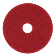 Red Buffer Pad by 3M – 1 Count (Pack of 5), Polyester, Red, Pack of 5, Model 5100