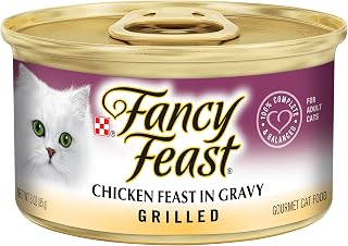Fancy Feast Grilled Chicken Feast In Gravy Cat Food 3 oz