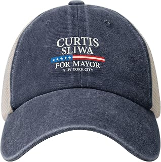 Curtis Sliwa for Mayor New York City Trucker Hat 2026 New York Election Baseball Cap Adjustable
