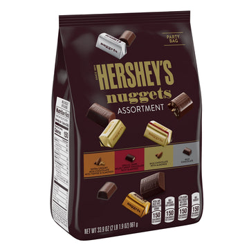 Nuggets Chocolate Candy Assortment by HERSHEY'S – 145-Piece Bag (6.0 lb)