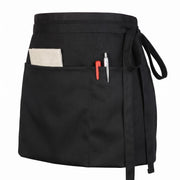 Black Waist Server Apron by Generic – Multicolor, Model 1pc