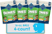 Blue Buffalo Bones Variety Pack Small Dog Biscuits, 16 oz, 4 ct