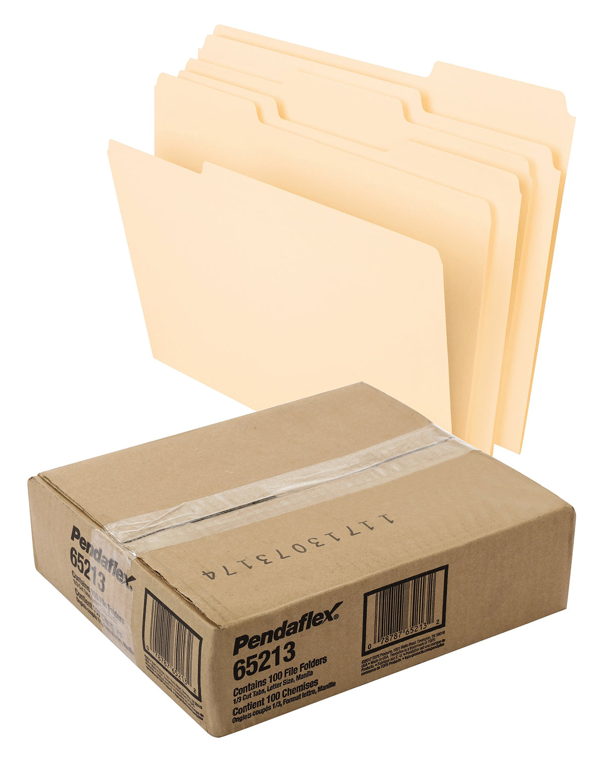 File Folders Letter Size Manila File Folders (250 per Box) and Pendaflex File Folders Letter Size Manila File Folders (100 per Box) – Box of 250, Beige