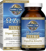 Garden of Life Omega-Zyme ULTRA, Enzymes for Digestion, 180 Capsules