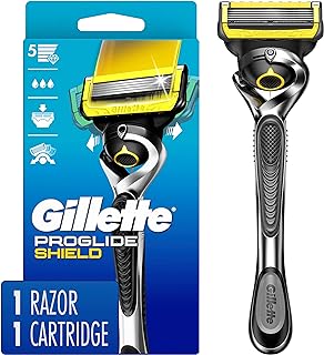Gillette ProGlide Shield Razor for Men, Handle + 1 Blade Refill