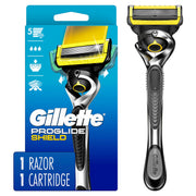ProGlide Shield Razor for Men by Gillette – 1 Count (Pack of 1), Metal, Model 047400656062