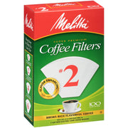 #2 Cone Coffee Filters by Melitta – 100 Count (Pack of 1), Plastic, No Color, Model 622712