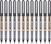 Uni-Ball Eye Broad Liquid Ink Rollerball UB-150E-10 Black 1mm Box 12 Pcs