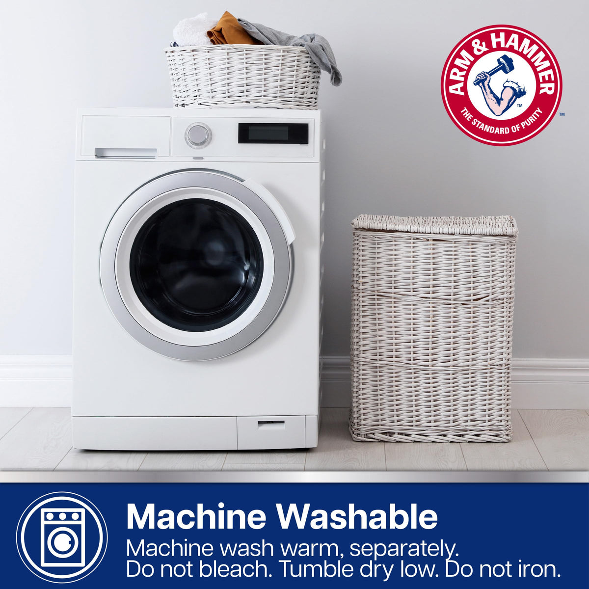 ARM & HAMMER White / Towel Set (Washcloths, Hand Towels, Bath Towels) / 1 Towel Sets