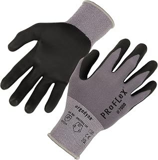 Ergodyne ProFlex 7000 Nitrile Coated Work Gloves, Foam Nitrile Palms for Flexible No Slip Grip, 15g,