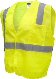 Radians SV2GM3X Class 2 Mesh Safety Vest, Green, 3 Extra Large