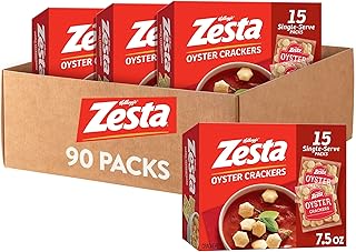 Zesta Oyster Crackers, Single Servings, Original (6 Boxes, 90 Packs)