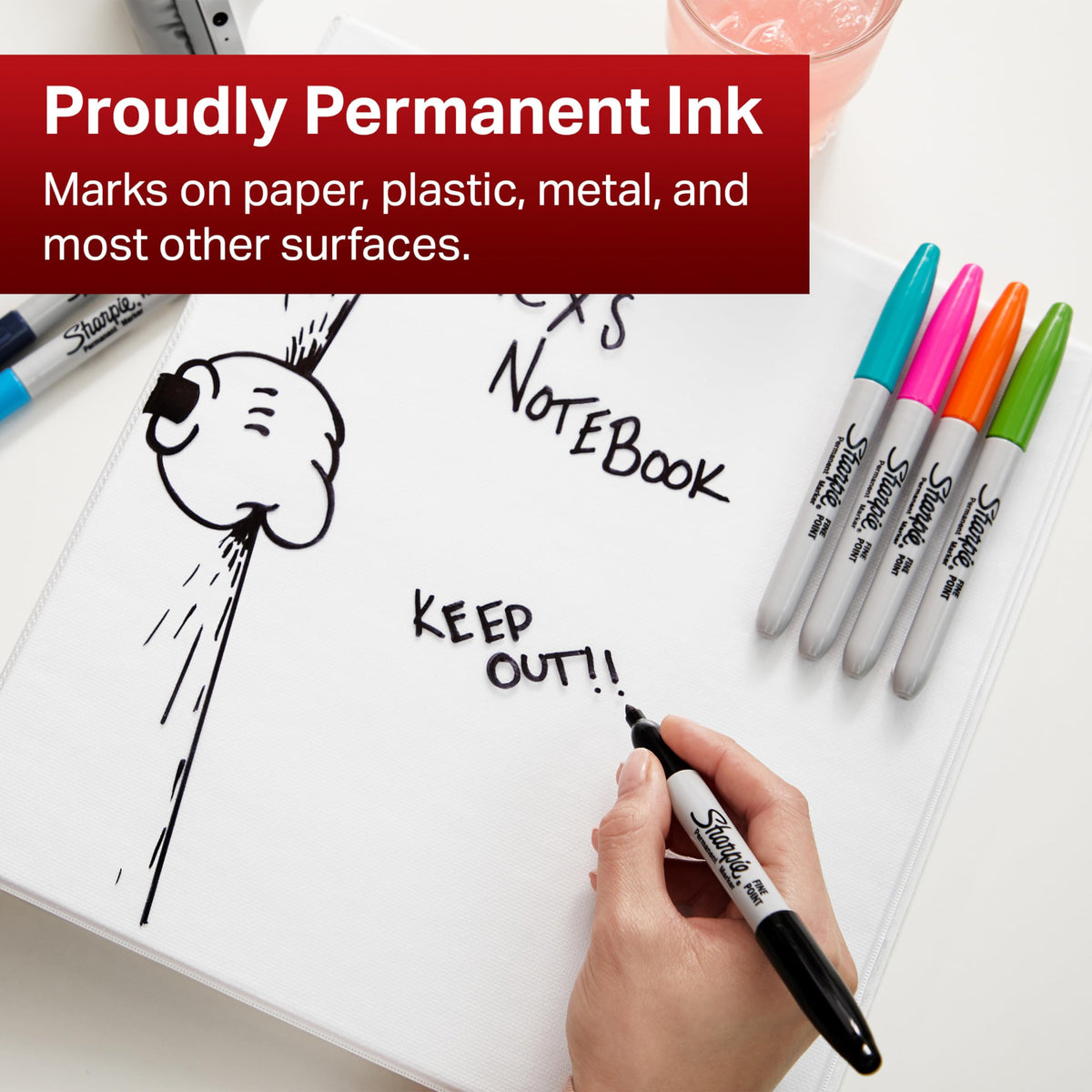Sharpie Standard colours assortment / 1 Count (Pack of 36) / Permanent Marker Permanent Markers