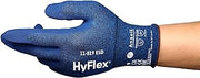 Ansell HyFlex 11-819 ESD Touch Screen Compatible Nitrile Foam Coated Industrial Gloves, Size 10 (Pack of 12)