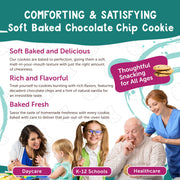 Soft Chocolate Chip Cookies - Bulk Pack of by Darlington Snacks – 0.75 Ounce (Pack of 216), brown, Pack of 216, Model 23110