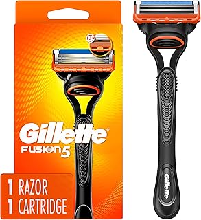 Gillette Fusion5 Razor for Men, Handle + 1 Razor Blade Refill