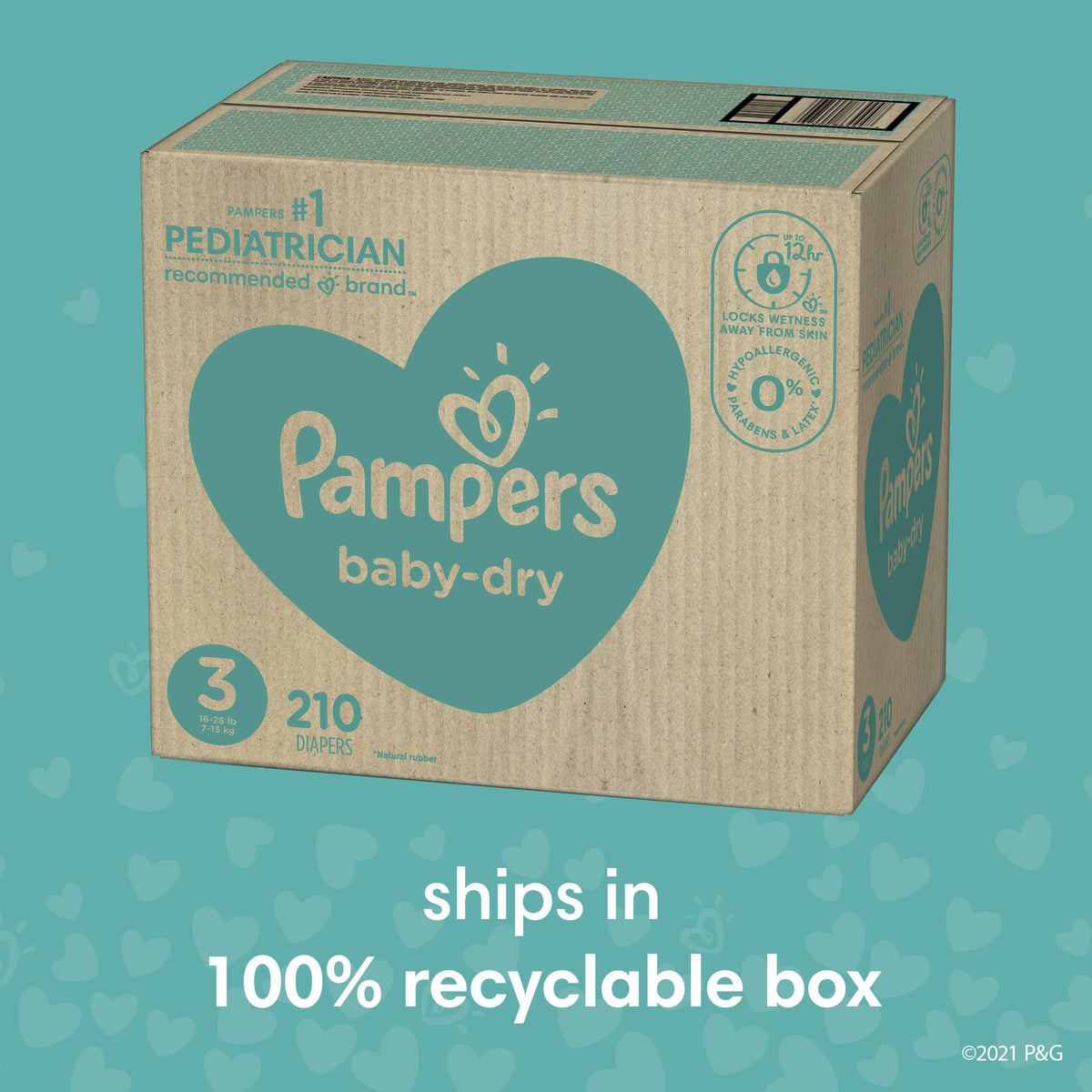 Pampers Combo 5 / Old / Size 3 Baby Diapers