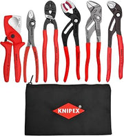 Tools 9K 00 80 180 US 6 Pc Plumbing Set with Free KNIPEX Keeper Pouch