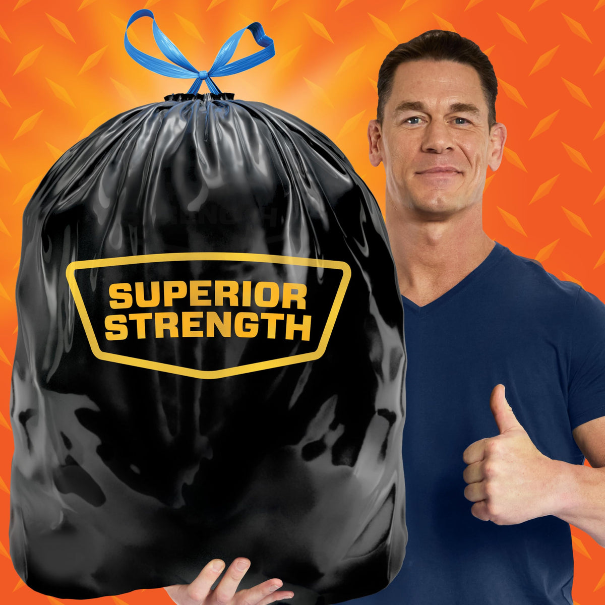 Strong 30 Gallon Trash Bags with Drawstrings by Hefty – 74 Count (Pack of 1), 30.0 gallons, Plastic, Black, Model E85274