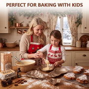 Havawish Christmas Cake Pan Set, Carbon Steel, 4 Piece