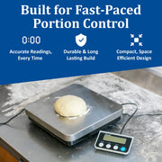 San Jamar Small Portion / Silver / Modern Digital Scales