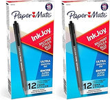 Paper Mate InkJoy 100 RT Ballpoint Pens, 12/Dozen (Pack of 2)