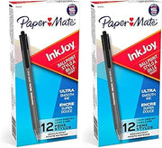 Paper Mate InkJoy 100 RT Ballpoint Pens, 12/Dozen (Pack of 2)