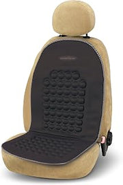 Goodyear 77129 77129 Car Seat Cover with Massage Function Magnets and Back and Side Support Black
